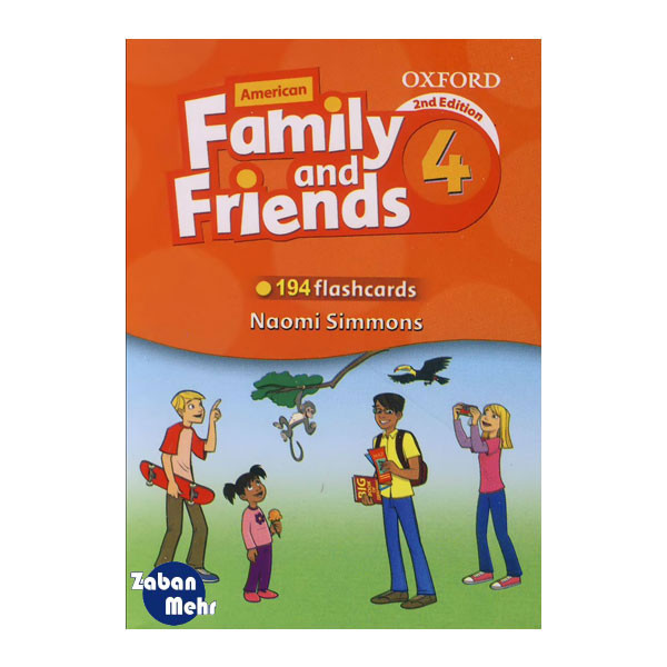 فلش کارت American Family and Friends 4 انتشارات زبان مهر