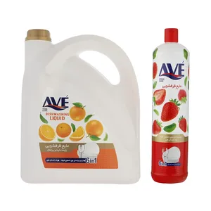 مایع ظرفشویی اوه مدل Orange وزن 3750 گرم به همراه مایع ظرفشویی اوه مدل Strawberry وزن 1000 گرم