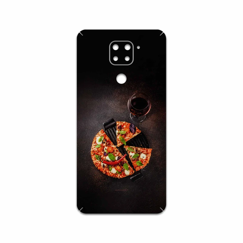 برچسب پوششی ماهوت مدل Pizza مناسب برای گوشی موبایل شیائومی Redmi Note 9