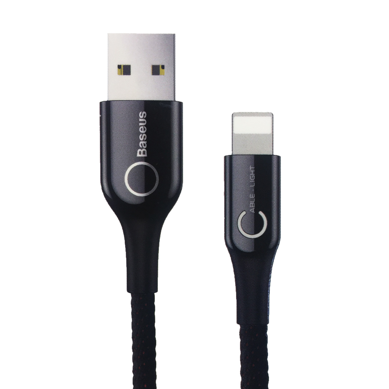 کابل تبدیل USB به Lightning باسئوس مدل C-Shaped به طول 1 متر