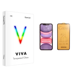 برای محافظ صفحه نمایش سرامیکی ویوا مدل 4K مناسب گوشی موبایل اپل iPhone 11