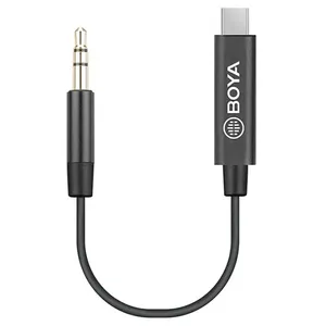 مبدل جک 3.5 میلیمتری به USB-C بویا مدل BY-K2