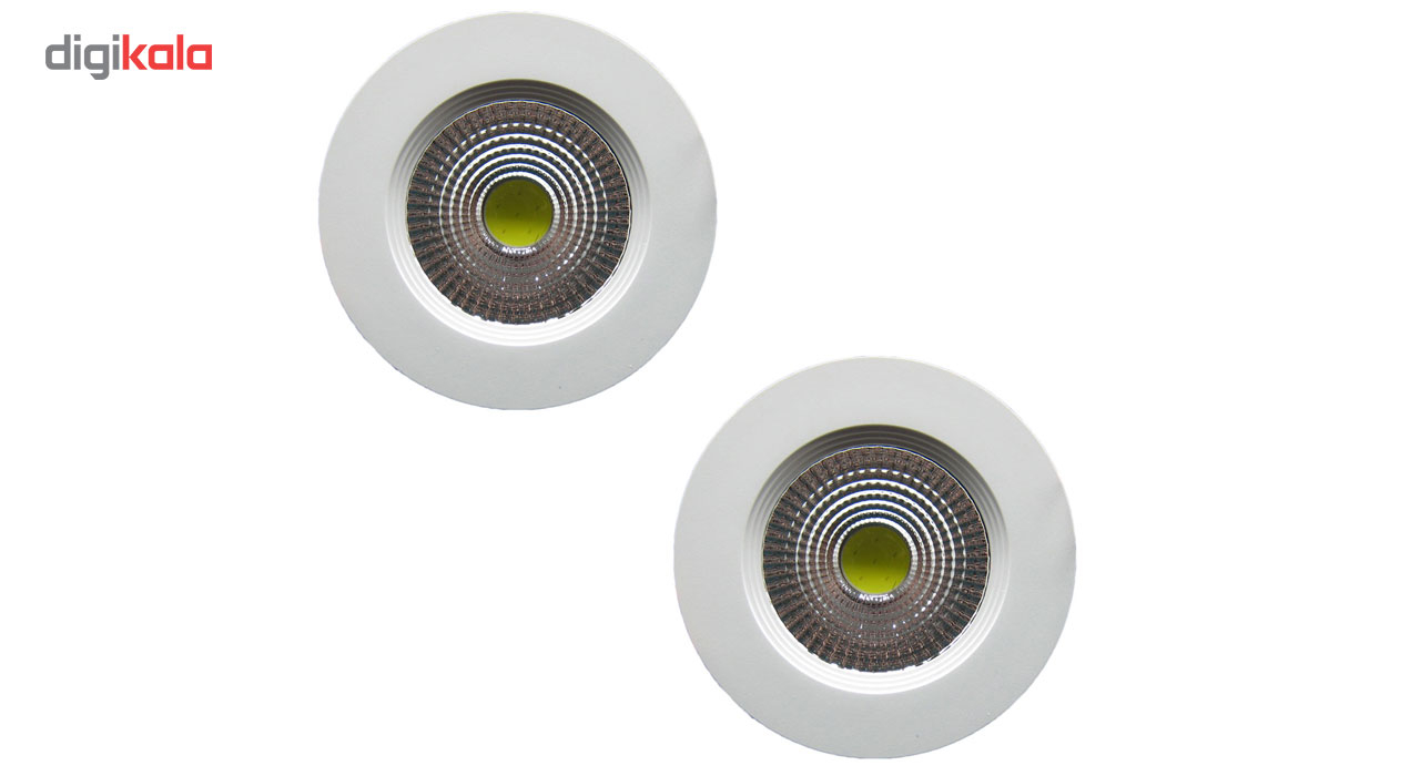 پنل ال ای دی سقفی 3 وات اپن مدل Down Light بسته 2 عددی