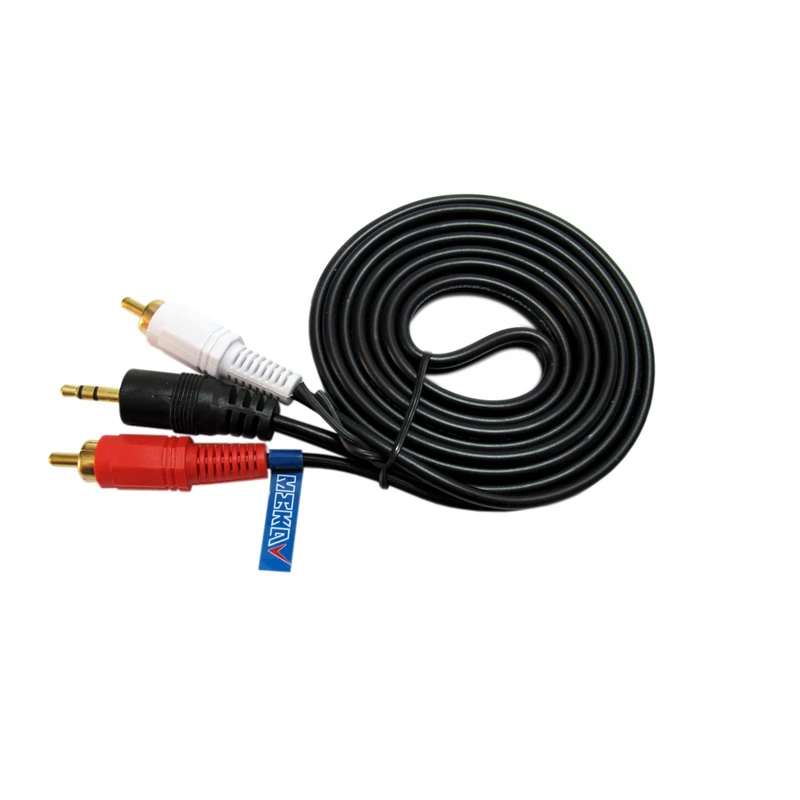 کابل تبدیل جک 3.5 میلی متری به RCA مکا مدل MC3 به طول 1.5 متر