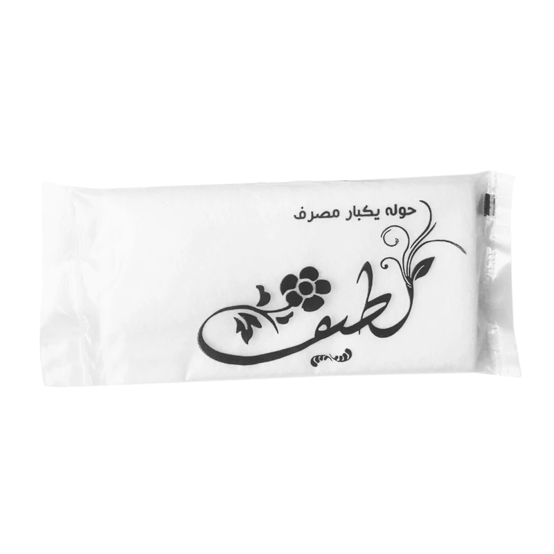 حوله یکبار مصرف لطیف مدل 40x80G70 بسته 100 عددی