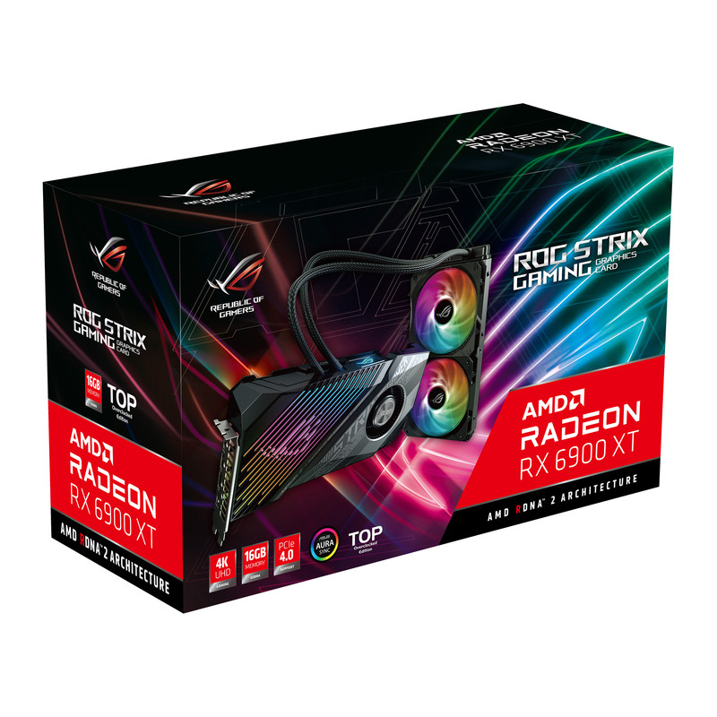 کارت گرافیک ایسوس مدل ROG STRIX-LC-RX6900XT-T16G GAMING 3