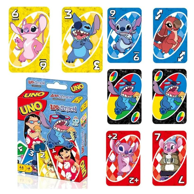 بازی فکری اونو مدل لیلو و استیچ طرح Uno Lilo & Stitch