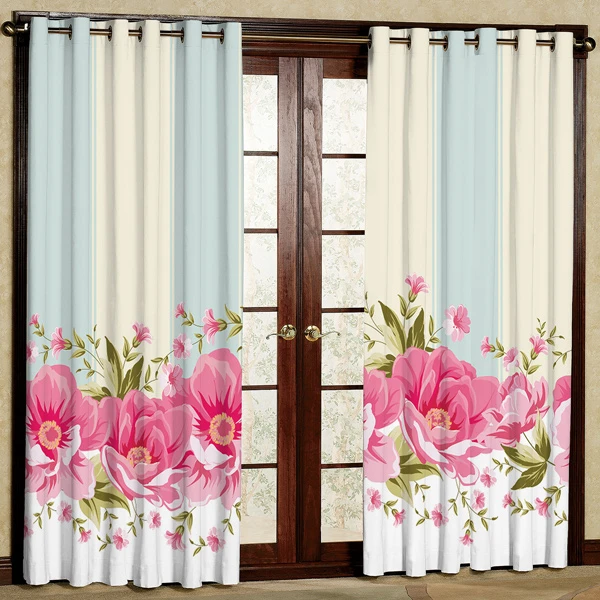 پرده مدل مخمل پانچی کد 6786 سایز 280x140 سانتی متر