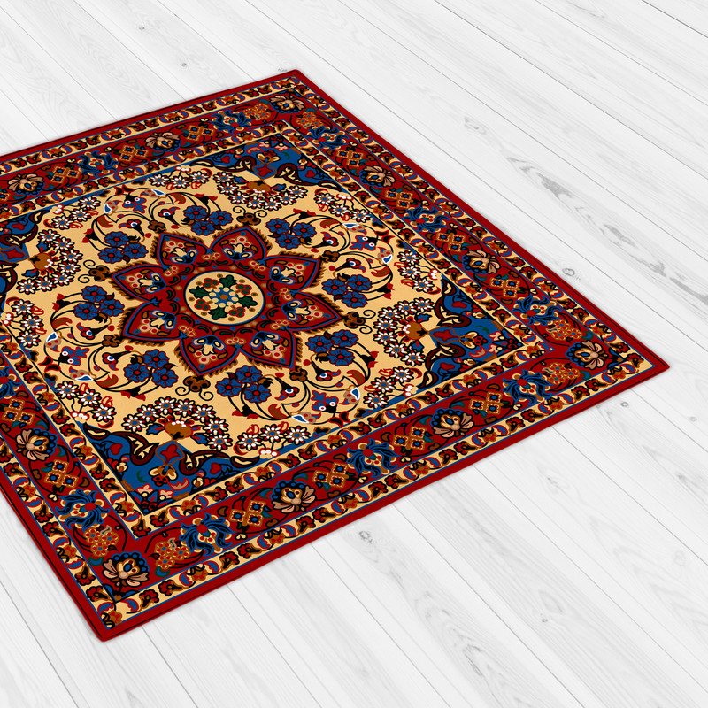 رومیزی طرح فرش کد 952
