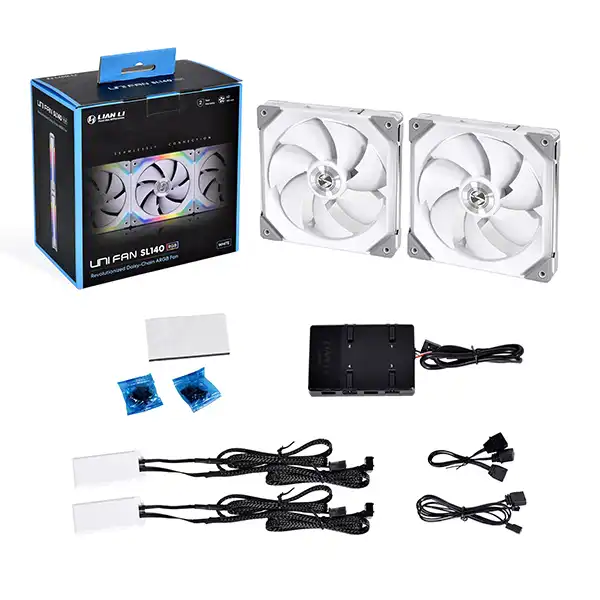 فن کیس لیان لی مدل UNI Fan SL 120 Triple W بسته 3 عددی