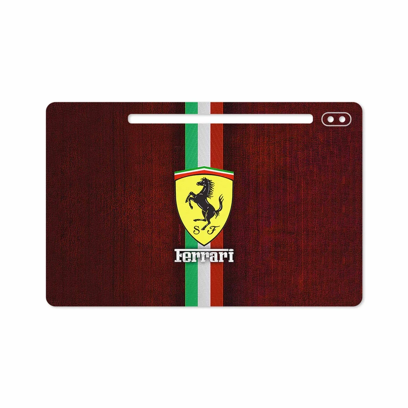 برچسب پوششی ماهوت مدل Ferrari مناسب برای تبلت سامسونگ Galaxy Tab S6 2019 SM-T865