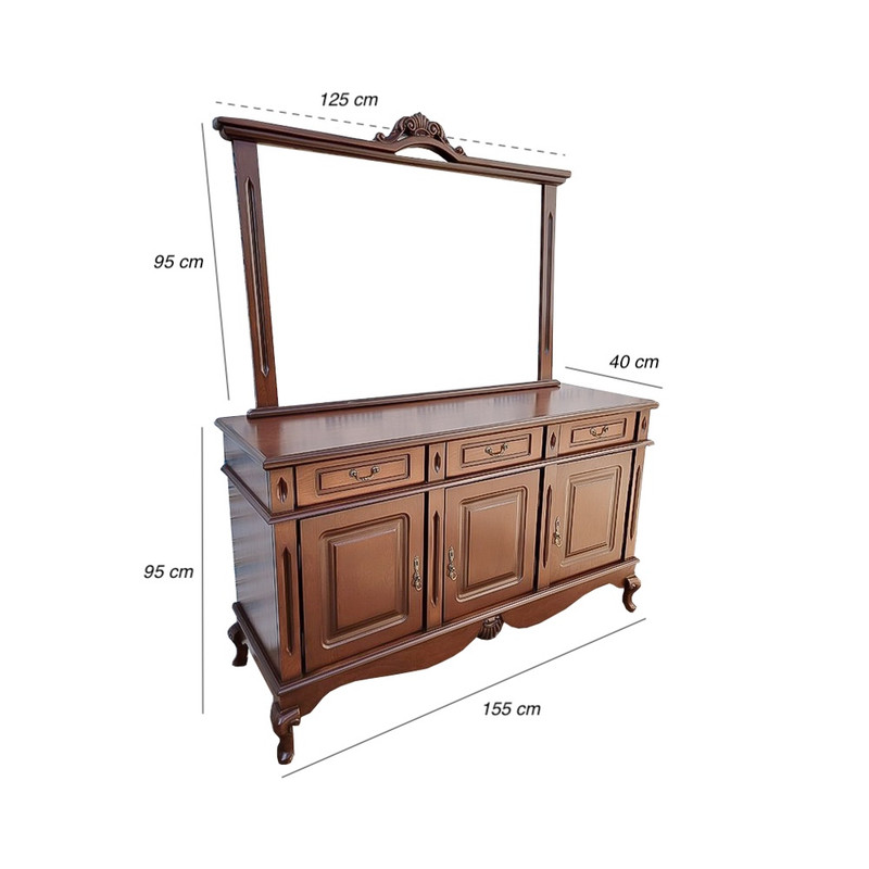 آینه و کنسول مدل 3340 کد PRA15 طول 150 سانتی متر