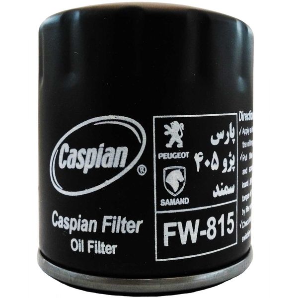 فیلتر روغن خودروی کاسپین مدل FW-815 مناسب برای پژو 405