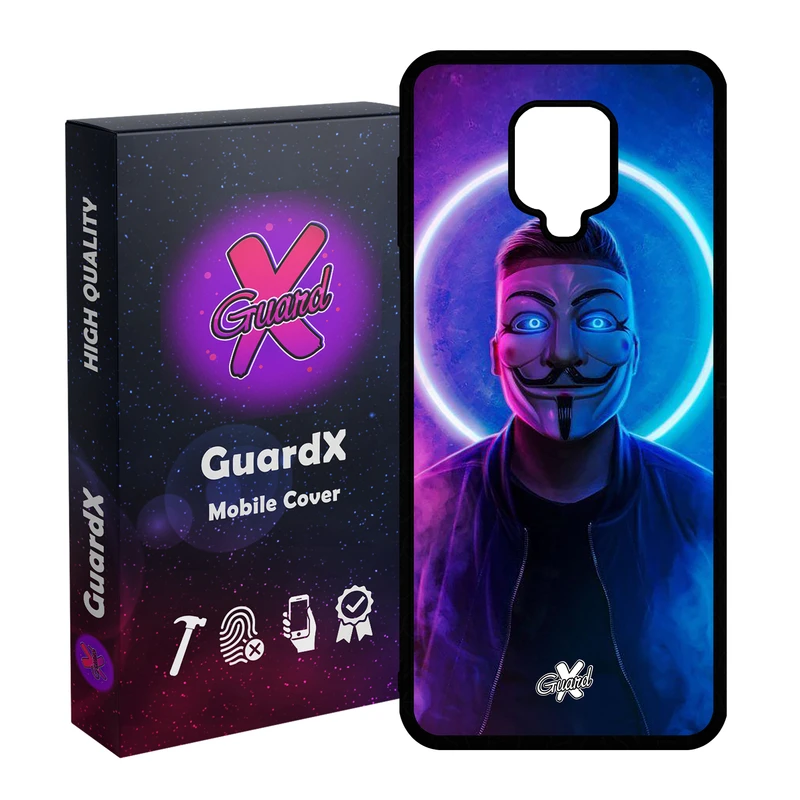 کاور گارد ایکس طرح Anonymous مدل Glass10043 مناسب برای گوشی موبایل شیائومی Redmi Note 9S / Note 9 Pro / Note 9 Pro Max