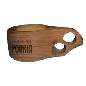 لیوان چوبی مدل پوریا