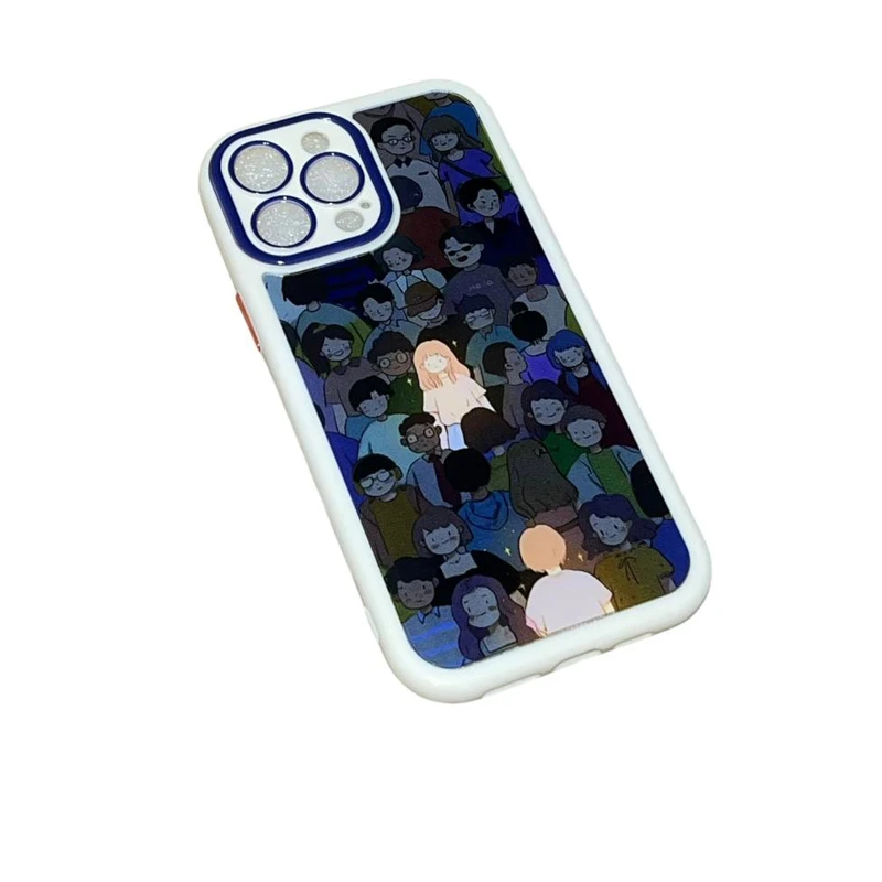 کاور طرح دختر و پسر  کد gb66 مناسب برای گوشی موبایل اپل Iphone 13 promax