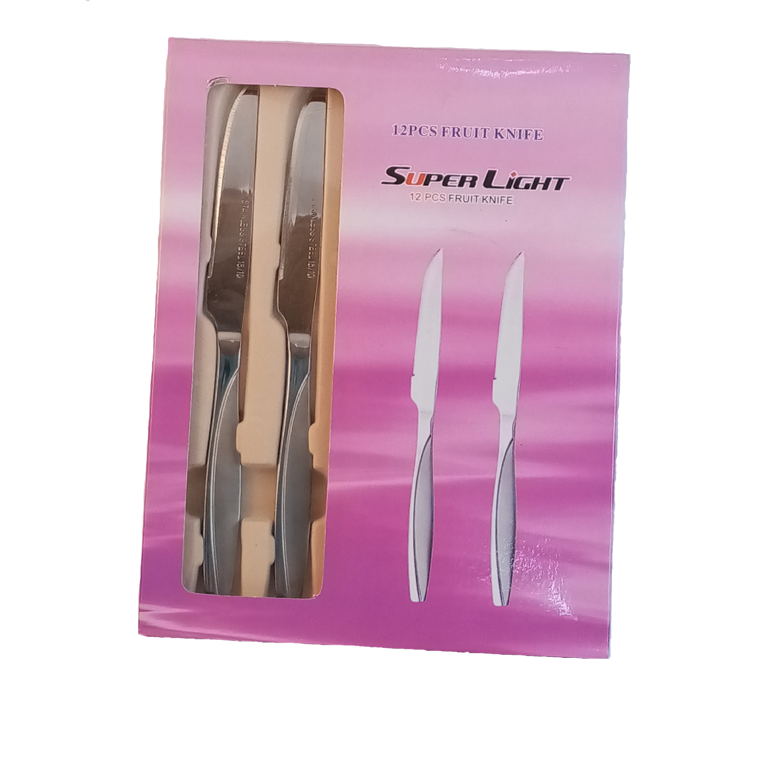 کارد میوه خوری 12 پارچه مدل سوپر لایت کد 255