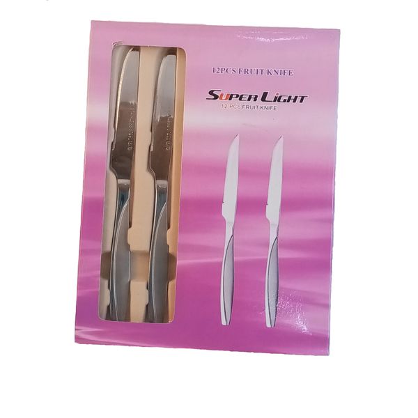 کارد میوه خوری  12 پارچه مدل سوپر لایت کد 255 کارد میوه خوری  12 پارچه مدل سوپر لایت کد 255
