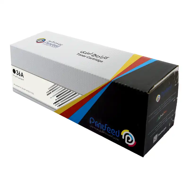 تونر کارتریج لیزری مشکی پرینت فید مدل 36A