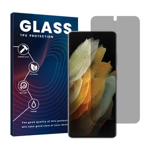 Glass Resistant model privacy screen protector suitable for Samsung Galaxy S21 Ultra 5G mobile phone