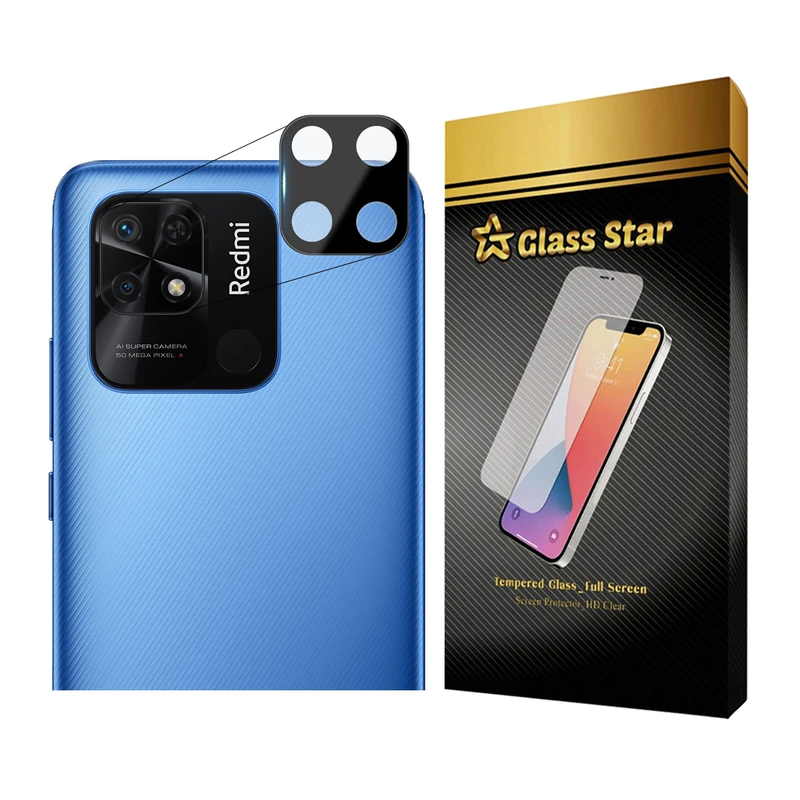  محافظ لنز دوربین گلس استار مدل LENSFS مناسب برای گوشی موبایل شیائومی Redmi 10C / Redmi 10 Power / Poco C40
