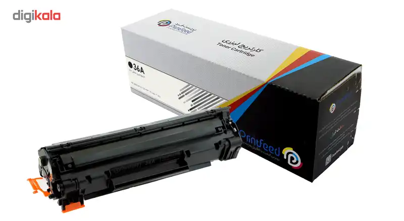 تونر کارتریج لیزری مشکی پرینت فید مدل 36A