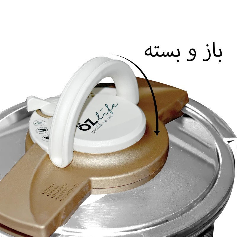 زودپز اوزلایف مدل Dekorlu - 438 گنجایش 8 لیتر