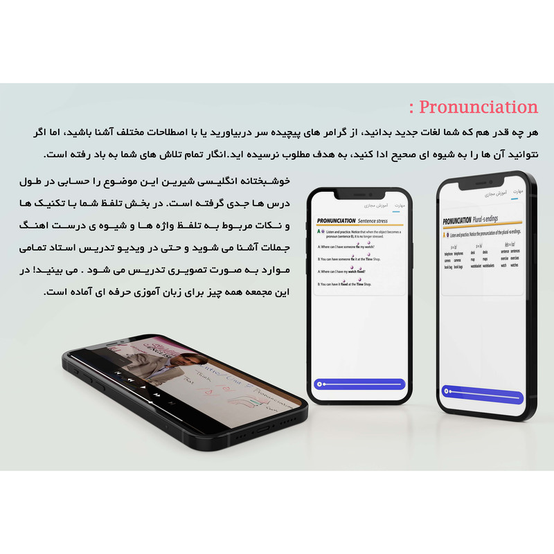 اپلیکیشن آموزش شنیداری و تلفظ انگلیسی شیرین اندروید نشر ساتل اپلیکیشن آموزش شنیداری و تلفظ انگلیسی شیرین اندروید نشر ساتل