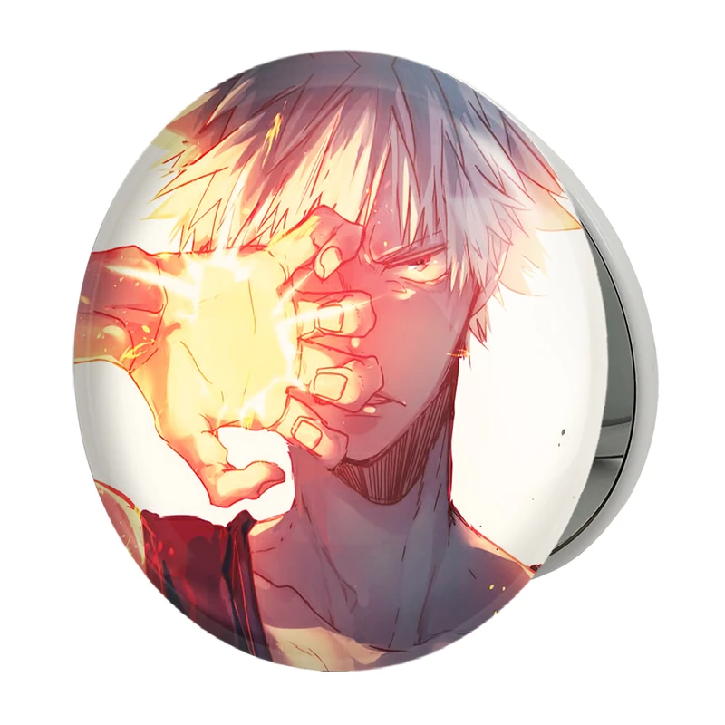 آینه جیبی خندالو طرح باکوگو کاتسوکی انیمه آکادمی قهرمان من مدل تاشو کد 11576 