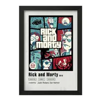تابلو خندالو مدل ریک و مورتی (Rick and Morty) کد F11462