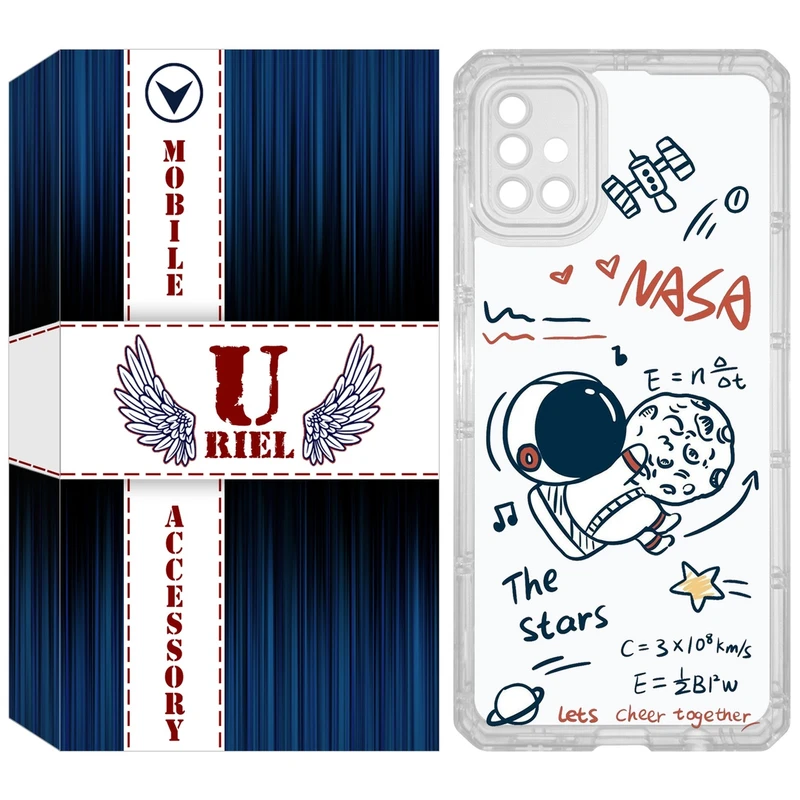 کاور یوریل مدل Clear کد 27 طرح ناسا مناسب برای گوشی موبایل سامسونگ Galaxy A51