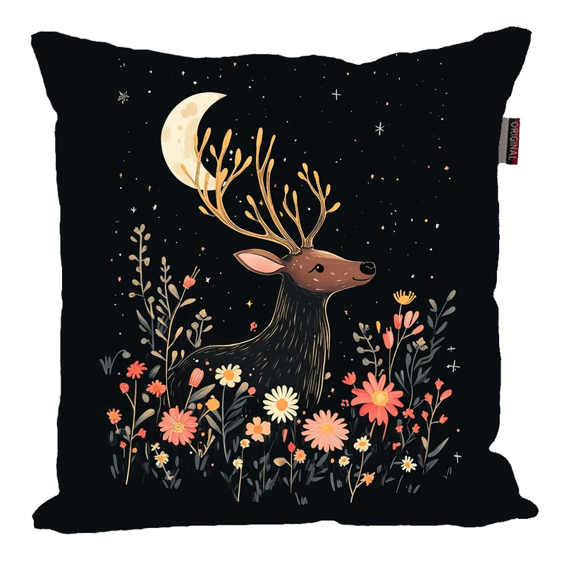 کوسن پاد آفرین مدل رویا طرح منظره شب کد PK30579