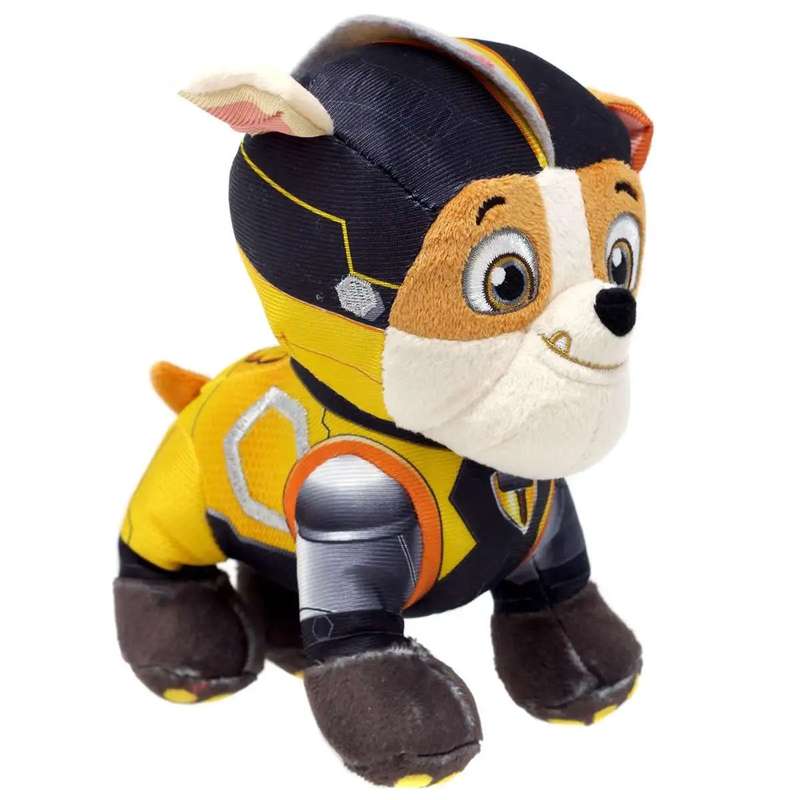 عروسک اسپین مستر طرح شخصیت سگ های نگهبان مدل Mighty Pups Super Paws Rubble کد SZ2/61 طول 20 سانتی متر
