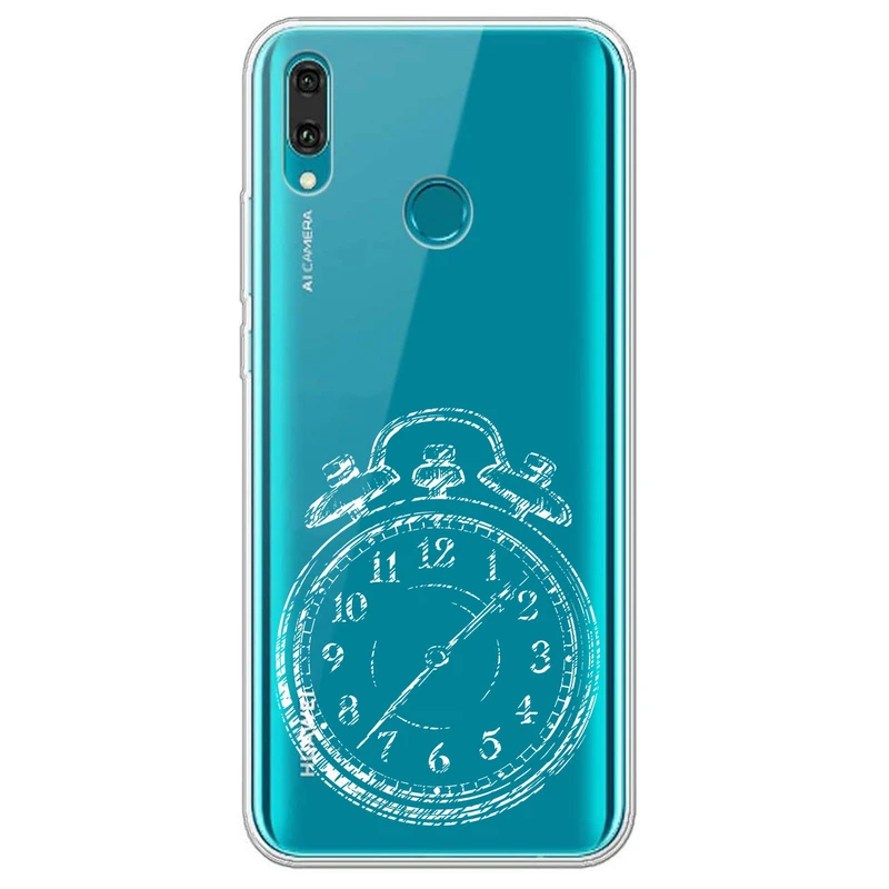 کاور مگافون طرح ساعت مدل C64-W مناسب برای گوشی موبایل هوآوی Y9 2019