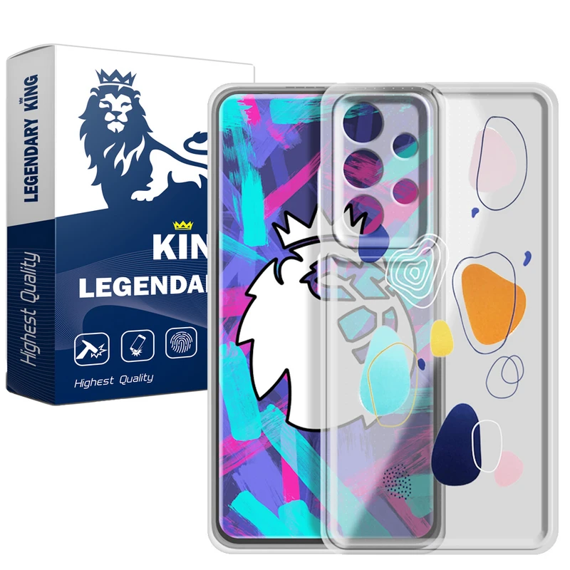  کاور  لاین کینگ مدل خال رنگی مناسب برای گوشی موبایل سامسونگ Galaxy A23 4G