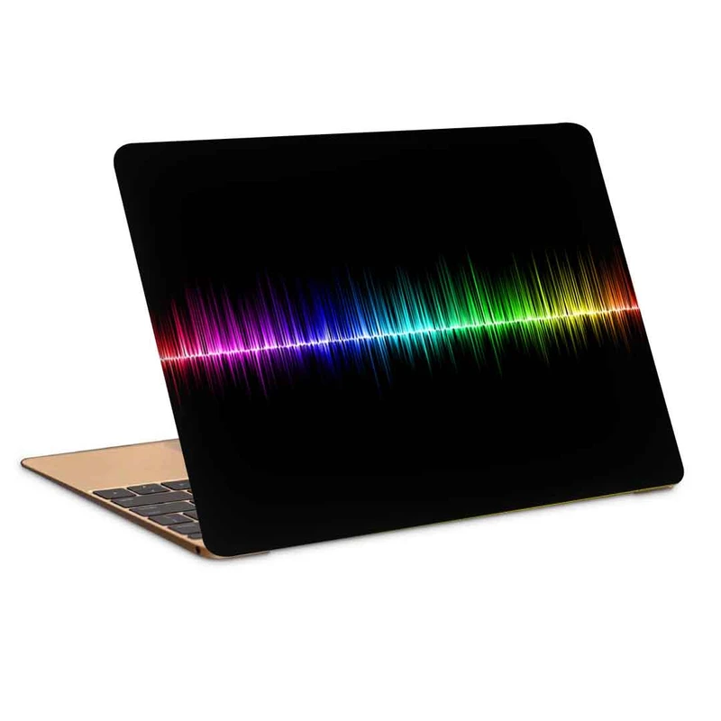 استیکر لپ تاپ طرح rainbow sound waveکد c-768مناسب برای لپ تاپ 15.6 اینچ