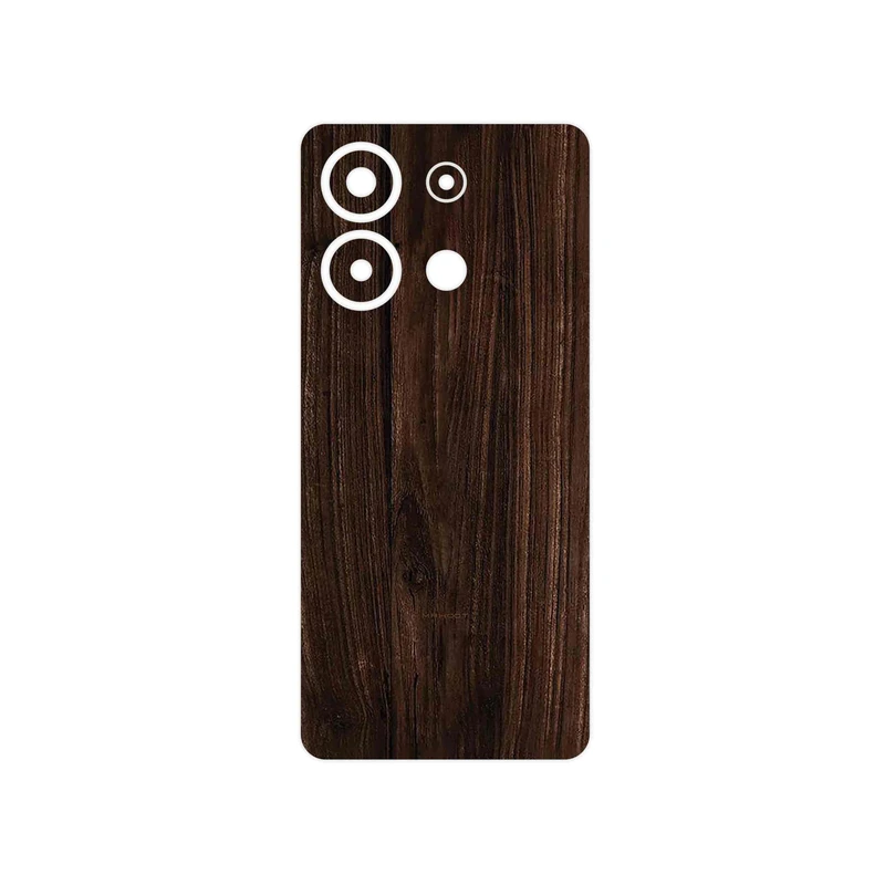برچسب پوششی ماهوت مدل Dark_Walnut_Wood مناسب برای گوشی موبایل شیائومی Redmi Note 13 4G