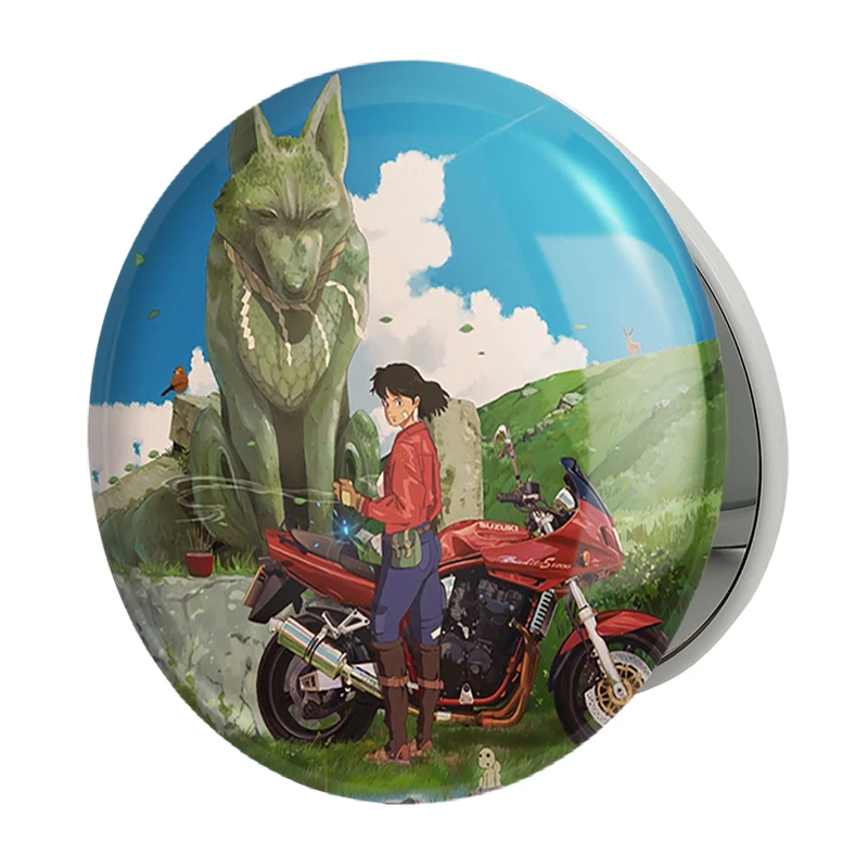 آینه جیبی خندالو طرح سان انیمه پرنسس مونونوکه مدل تاشو کد 34109