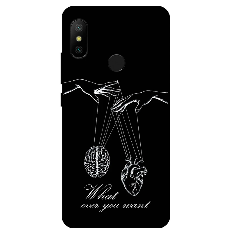 کاور مگافون طرح فکر و احساس مدل 1899 مناسب برای گوشی موبایل شیائومی Redmi Note 6 Pro 