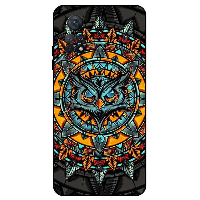 کاور مگافون طرح جغد مدل 1903 مناسب برای گوشی موبایل شیائومی Redmi Note 11 Pro 4G / 5G  