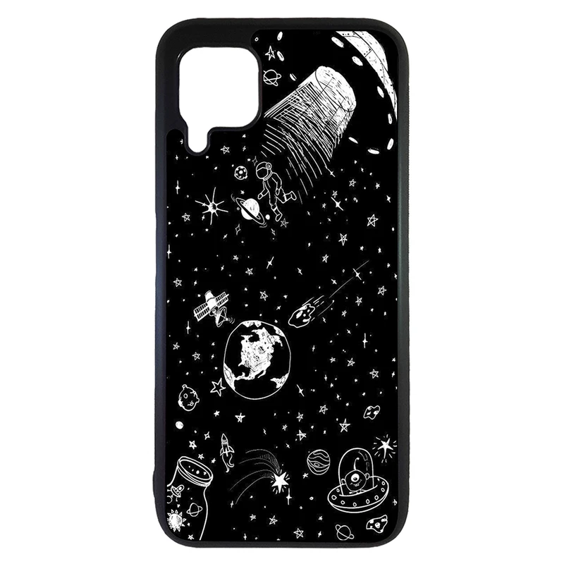 کاور طرح فضا کد 1146 مناسب برای گوشی موبایل هوآوی p40 lite/nova 7i