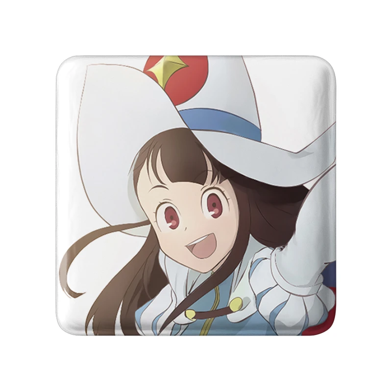 مگنت خندالو طرح اکو انیمه جادوگران کوچک Little Witch Academia  مدل مربعی کد 22927