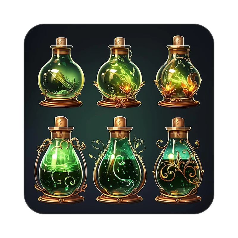 زیر لیوانی کاکتی طرح هری پاتر Harry Potter مدل mp42685