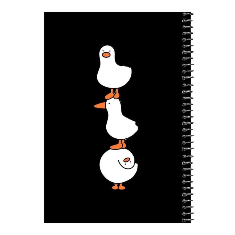 دفتر مشق 80 برگ اس جی مدل اردک های بامزه    