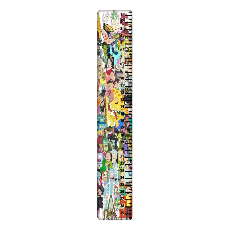 خط کش 30 سانتی متر طرح ریک و مورتی کد 844