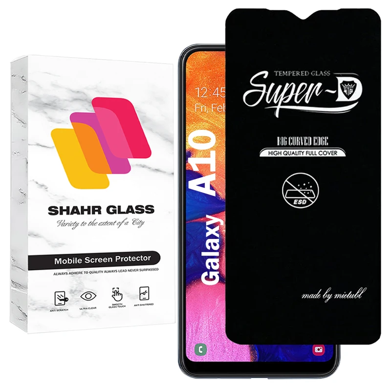 محافظ صفحه نمایش شهر گلس مدل SUPERDNSH مناسب برای گوشی موبایل سامسونگ Galaxy A10