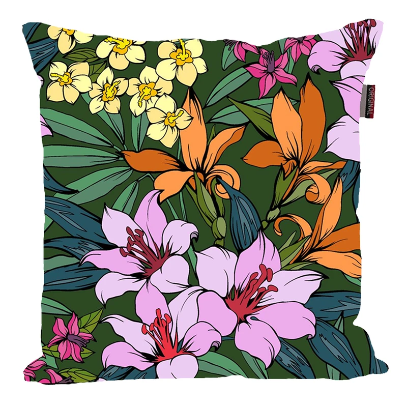 کوسن پاد آفرین مدل لیلیوم طرح گل کد PK30076