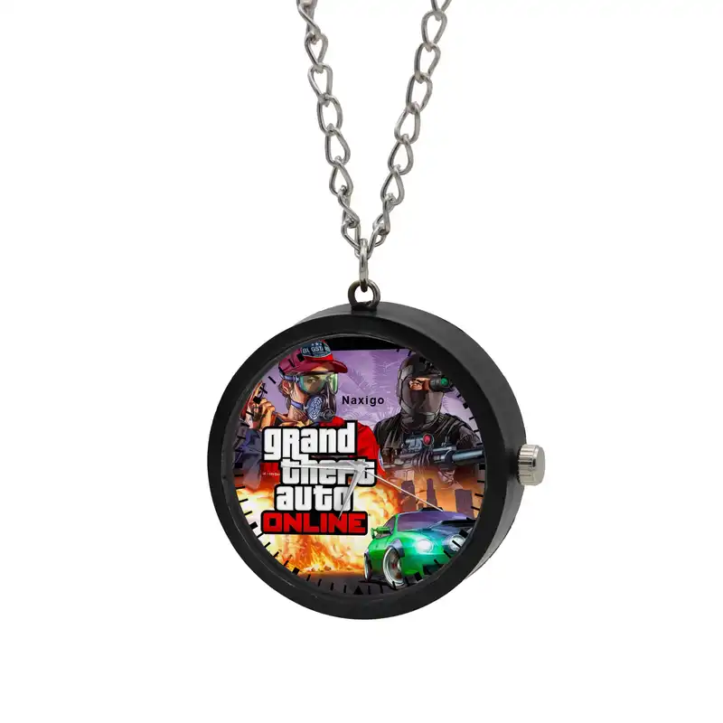 ساعت گردنبندی عقربه ای ناکسیگو مدل جی تی ای کد NF12796