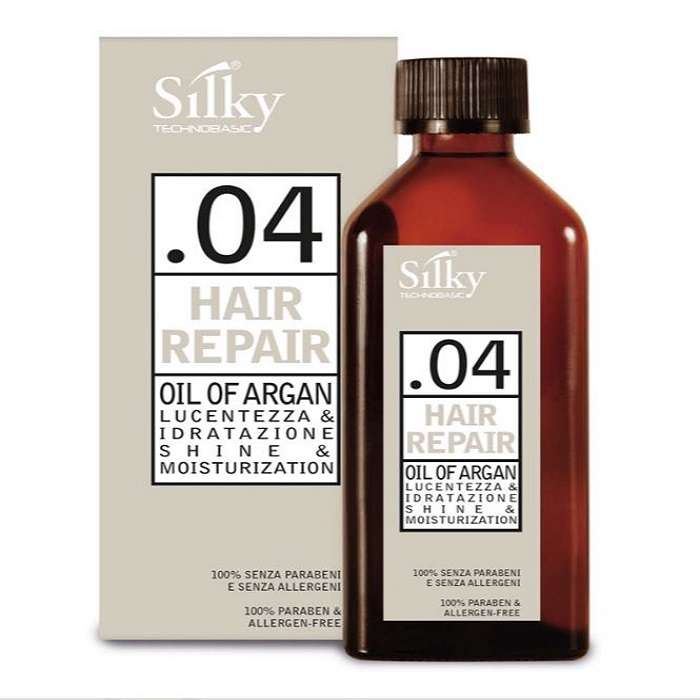 روغن آرگان مو سیلکی مدل Hair repair حجم 100 میلی لیتر