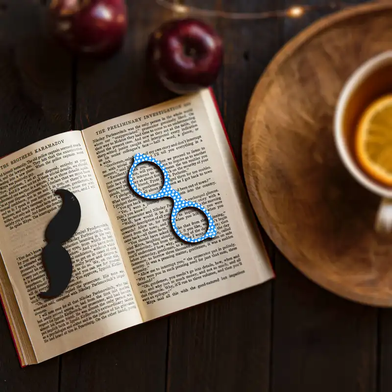 نشانگر کتاب لوکسینو مدل عینک و سیبیل طرح 11:11 _Love مجموعه 2 عددی